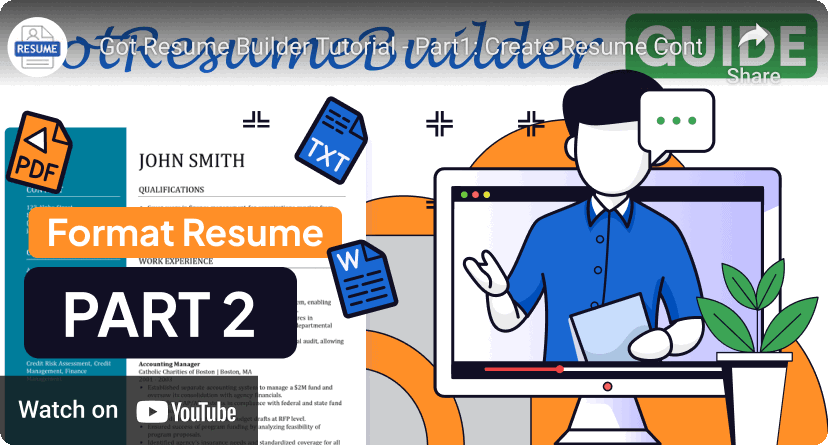 Video Tutorial: How to Format a Resume