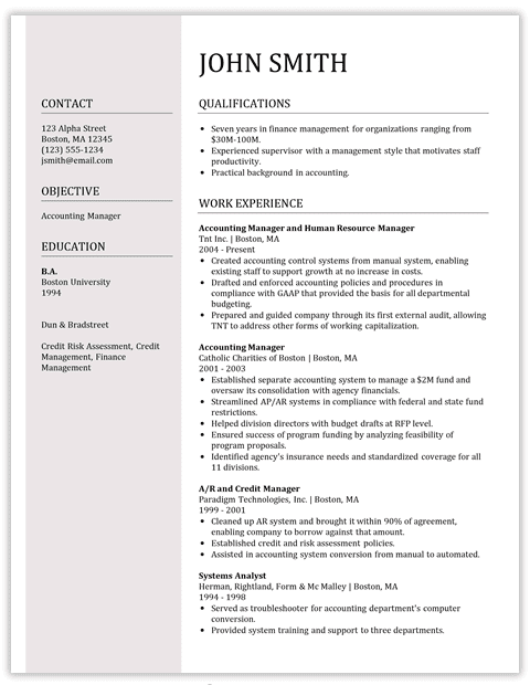 Modern Resume Template III