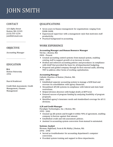 Modern Resume Template I