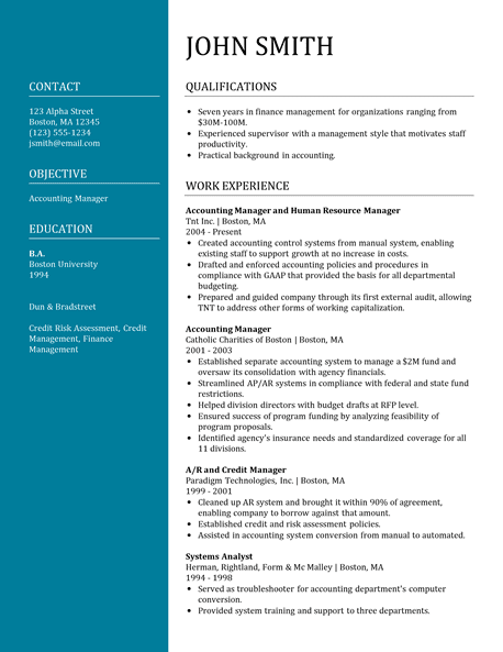 Modern Resume Template II