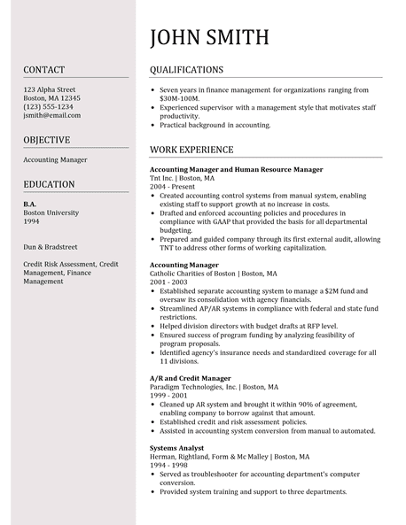 Modern Resume Template III